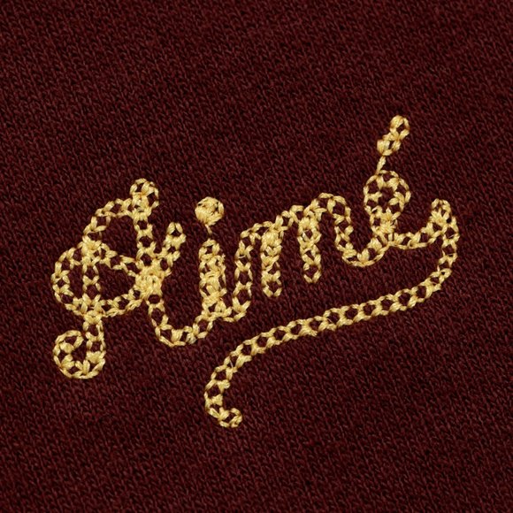 Aime Leon Dore Chain Stitch Quarter Zip Sweatshirt F/W 21 - Picture 2 of 5